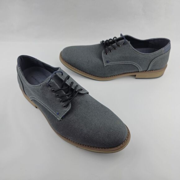 Giorgio Brutini Oxford Dress Shoes Kyle Mens 12 M Gray Blue - Picture 3 of 12